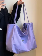 バッグ レディース トートバッグ レディース 無地 ファッション キャンバストートバッグ、ショルダーハンドバッグ、学生用リュック、大容量、クリスマス必需品、新商品、バレンタインデー特別オファー