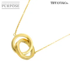 ティファニー TIFFANY&CO. 1837 インターロッキング ネックレス 40cm K18 YG イエローゴールド 750 Necklace 90318478