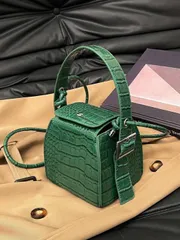 バッグ レディース ハンドルバッグ ミニバッグ ハンドル&クロスボディー型ボックスバッグ