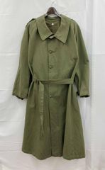 FRENCH ARMY フランス軍 ロングコート モーターサイクルコート サイズ6 カーキ 通年