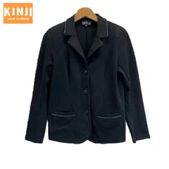 【中古】　agnes b.　アニエスベー　ジャケット　アウター　コットン　ポリウレタン　無地　シングルボタン　肩パッド有　5143000　G642J617 E17　古着　/2231のサムネイル