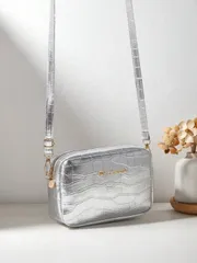 バッグ レディース ショルダーバッグ 新作ファッショナブル クロコダイン柄 小型クロスボディショルダーバッグ、メッセンジャーポーチ、携帯電話バッグ