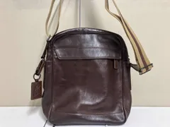 KITAMURA キタムラ レザーショルダーバッグ ブラウン 茶 革 スクエア型