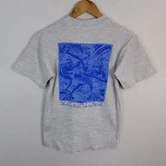 90s anvil アンビル Tシャツ バックプリント グレー Sサイズ メンズ 古着 ストリート スポーツMIX