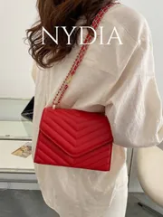 バッグ レディース ショルダーバッグ 軽量、ビジネスカジュアルミニキルティングパターンフラップチェーンスクエアバッグ、十代の女の子、女性、大学生、新人、ホワイトカラーの労働者に最適オフィス、大学、仕事、ビジネス、通