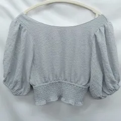 CHICO チコ バックオープンシャーリングシアーブラウス グレー系 F □○のサムネイル