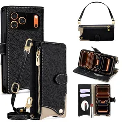 【新品】 手帳型 ケース 革 レザー for iPhone 17 Pro Max ショルダー スマホケース スマートフォンケース 対応 アイフォン 0