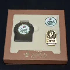 【新品/定価34ドル】グアム名門 オンワード タロフォフォ ゴルフクラブ マーカー＆ハットクリップ 3点セット 化粧箱付き レア 希少 海外ゴルフ場 お土産 コンペ景品 コレクター向け Onward Talofofo Golf Club Guam