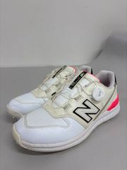 ニューバランス 24cm ゴルフシューズ スパイクレスWGBS996X ボア
