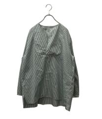 19ss Drawer ドゥロワー コットン ノーカラー シャツ 長袖シャツ Drawer ドゥロワー コットンレース ノーカラーシャツ - メルカリ