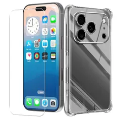 【新品】 Tziciz 対応 iPhone 17 Pro Max ガラスフィルム + ケース 日本旭硝子製 iphone17pro max フィルム 強化ガラス 硬度9H 飛散防止 高透過率 アイフォン17 プロ マックス カバー 柔軟 TPU 全透明 散 1