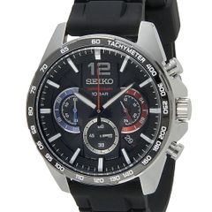 SEIKO Sportura クロノグラフ FCバルセロナモデル ブラック文字盤