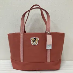 1914　FEILER フェイラー　タグ付き　美品　オールドテディガール　ワッペントートバッグ　大　LL　ピンク　レディース　L/OTG-233041　ラブラリーバイフェイラー　大きめ　大容量　シンプル　きれいめ