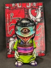 かっこわらい雑貨店 よしこ 黄緑着物/ピンク帯/黒髪のサムネイル