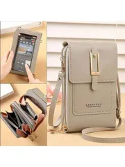 バッグ レディース ショルダーバッグ タッチスクリーン 携帯入れバッグ ミニ クロスボディーバッグ 付き フリップ カバー , ファッション PU ウォレット 付き カード スロット