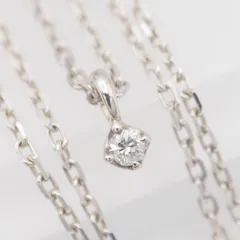 S699 4℃ ヨンドシー STERLING SILVER 2008 X'mas刻印 ペンダント ネックレス ダイヤモンド デザイン シルバー 4月誕生石