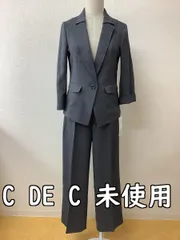 クードシャンス (C DE C) 定価44550円 タグ付き未使用 グレーパンツスーツ サイズジャケットM パンツLのサムネイル