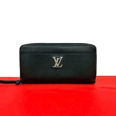 ルイヴィトン ジッピーウォレット ロックミー 長財布 LVロゴ レザー