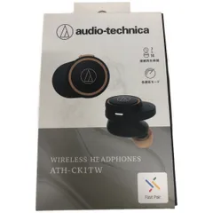 C981 オーディオテクニカ ATH-CK1TW 完全ワイヤレスイヤホン/Bluetooth ブラック ATH-CK1TW BK
