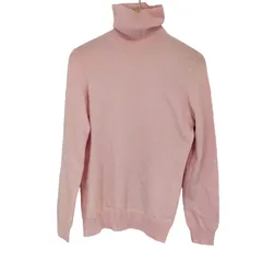 ユニクロ UNIQLO cashmere カシミヤ100％ ハイネックセータ レディース JPN：L 