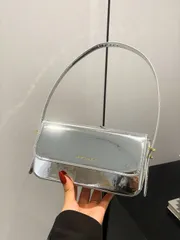 バッグ レディース ショルダーバッグ クリーンカラー シンプル ミニ正方形バッグ 学校 通勤 旅行 パテントレザー 落ち着いたトレンディファッション