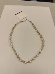 M7 　淡水パールネックレス　留め具に925 の刻印あり