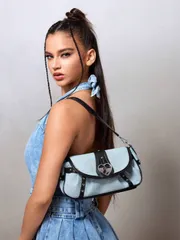 バッグ レディース ショルダーバッグ レディース ショルダーバッグ、ホーボーバッグ、ファッショナブル、パーソナライズ、多用途、シンプル、かわいい女の子、ホットガール、Y2K、ストリート、レトロ、カレッジ、スプリッシ