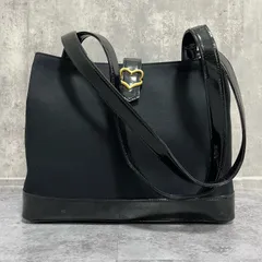 【YVES SAINT LAURENT】イヴサンローラン ハンドバッグ ハートバックルモチーフ レディース ブラック 黒色 トートバッグ ショルダーバッグ カジュアル エレガント ヴィンテージ