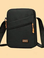 バッグ メンズ ショルダーパック 韓国版大容量マルチレイヤー防水クロスボディバッグ オックスフォードクロス製ビジネスバッグ財布付き カレッジバッグ ショルダーバッグ サイドバッグ ホリデー/出張用 チェストバッグ