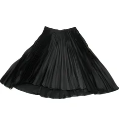 (K0415004)未着用品　UNIQLO×Theory　ユニクロ×セオリー　プリーツラップスカート　ブラック　ロング丈　XXL