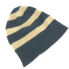 MARC JACOBS マークジェイコブス ニット帽  ボーダー/カシミヤ    ブラック レディース / 240001199557のサムネイル