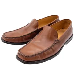 TOD's/トッズ/レザー/ローファー/ドライビングシューズ/スリッポン/メンズ/サイズ 9/ブラウン/ビジネスシューズ/RS0921のサムネイル