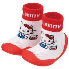 신품 스케이터 (Skater) 양말 신발 XS 11.3cm 대상 6-8 개월 아기 신발 아기 산리오 헬로키티 선물 상자 BSSHL1G-A