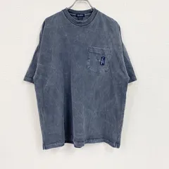 NAUTICA　ノーティカ　半袖Tシャツ　胸ポケット　紺　ネイビー　Lサイズ　古着