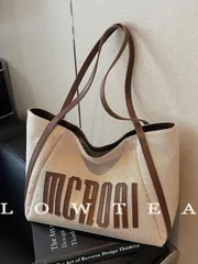 バッグ レディース トートバッグ 1個 無地キャンバス生地ショルダーバッグ、レディースカジュアルレトロファッション大容量ジッパー付きトートバッグ、旅行、ショッピング、デート、女性へのギフト、10代の女の子、大学生、