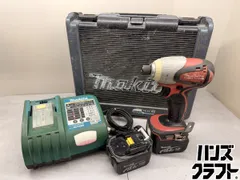 ♪ makita インパクトドライバ TD130D 14.4V3.0Ahバテリー×2 充電器 ケース マキタ【広島安佐北店】【中古】
