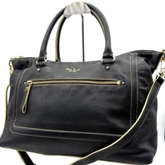ケイトスペード kate spade トートバッグ ショルダーバッグ 2way レザー ブラック 本革 肩掛け 斜め掛け A4収納 大容量 通勤 通学 ビジネス レディース ゴールド金具 ロゴ 黒 シンプル 上品 人気 定番 高級感