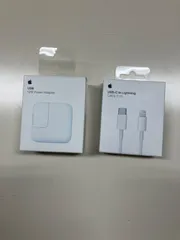 新品未使用！Apple純正USB 12W Power Adapter + USB C to Lightning Cable (1m) セット