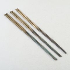 茶道具 釜師 名越弥五郎作 古銅 宣徳 宝珠頭火箸 共箱 C S748 - メルカリ