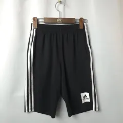 レディース XS-S adidas アディダス 밴딩 ショーツ 밴딩 ズボン ブラック トレーナー