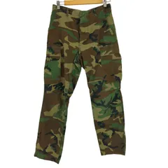 ユーエスアーミー U.S. ARMY 80S WOODLAND COMOUFLAGE PATTERN COMBAT TROUSERS PANTS ウッドランドカモ コンバット トラウザーズ パンツ 86年製 メンズ 表記無 