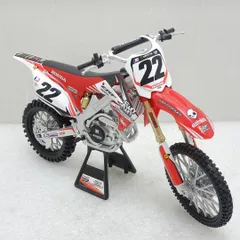 中古 NewRay HONDA CRF450R 1/6 スケール ダイキャスト 模型 箱無しのサムネイル