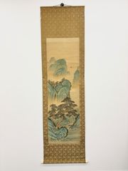 中国古画「唐子図」掛軸 紙本 骨董 装丁直し済み - メルカリ