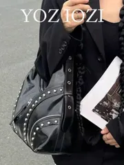 バッグ レディース トートバッグ Y2Kライダースバッグ、ファッショナブルなハンドバッグ、ショルダートートバッグ、通勤に使えるクロスボディバッグ