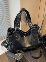 バッグ レディース ショルダーバッグ レトロ シンプル 大容量 ファッション 学生 オフィス 通勤 トートバッグ