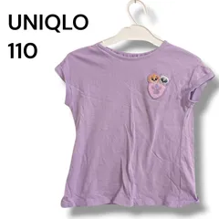 a2456 ユニクロ パウパトロール Tシャツ 110 スカイ エベレスト パープル 半袖