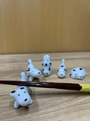 【42】在庫過多により格安にて販売！　陶器　犬 箸置き　10個セット