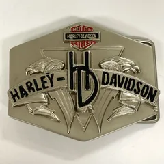 HARLEY-DAVIDSON ハーレーダビッドソン ベルト バックル シルバーカラー ヴィンテージ 服飾小物 26d菊-