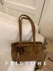 バッグ レディース ショルダーバッグ 1個 ファッション レディース ワンショルダーバッグ ペンダント付き、日常外出、デート、通勤に適しています