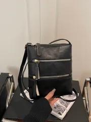 バッグ レディース ショルダーバッグ 新作カジュアルクロスボディバッグ、無地PUレザーフラップショルダーバッグ、レディースデザイナーハンドバッグ&財布セット